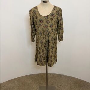 Y2K Baby Doll Floral Dress